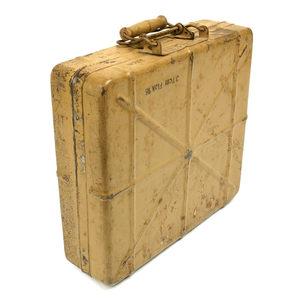 Original German WWII 3.7 cm Flak 18 AA Gun Ammunition Shell Case Original Items