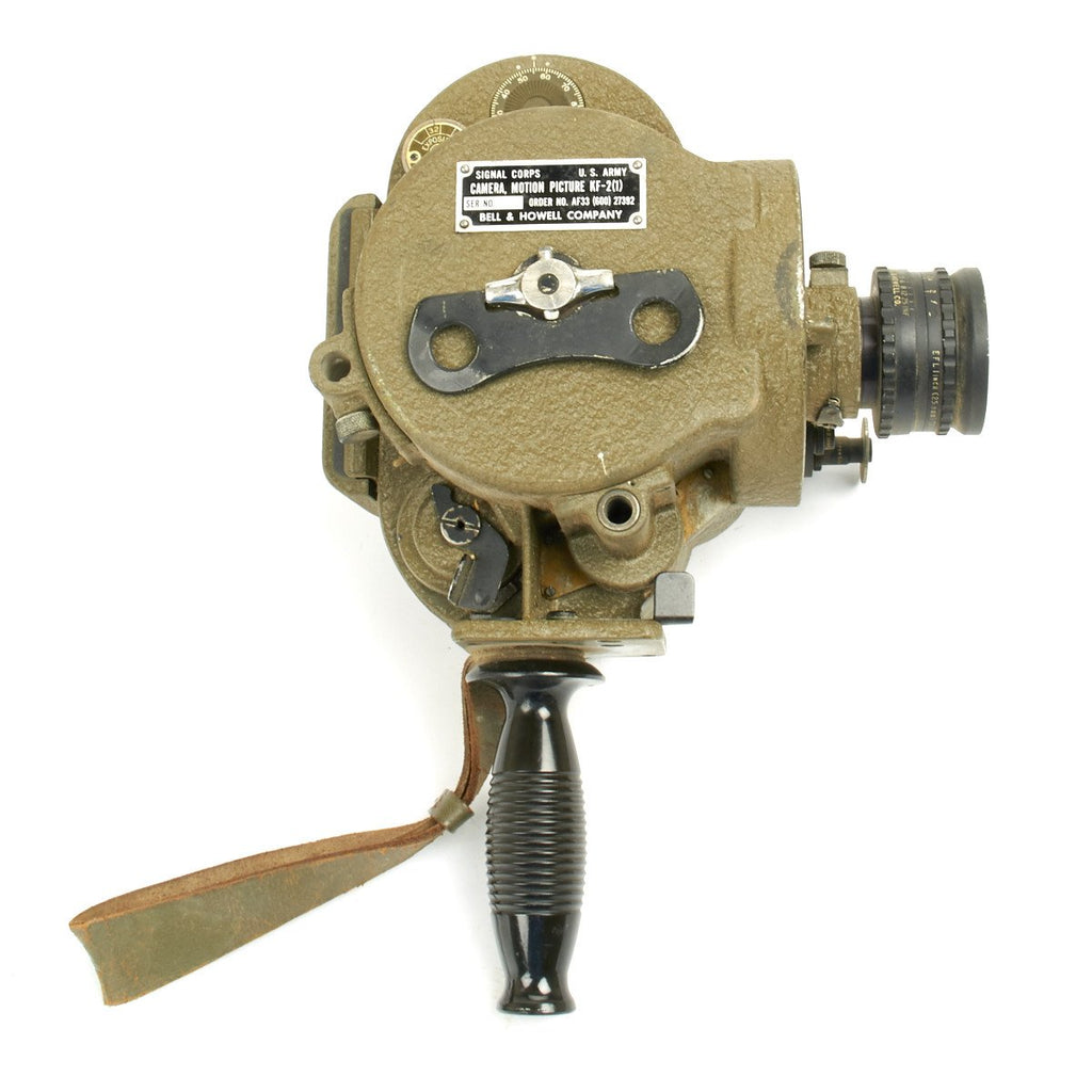 Original U.S. WWII Army Signal Corp 35mm Motion Picture Camera KF-2(1) by Bell & Howell Co Original Items