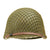 Original U.S. WWII M1 Schlueter Fixed Bale Helmet with CAPAC Liner Original Items