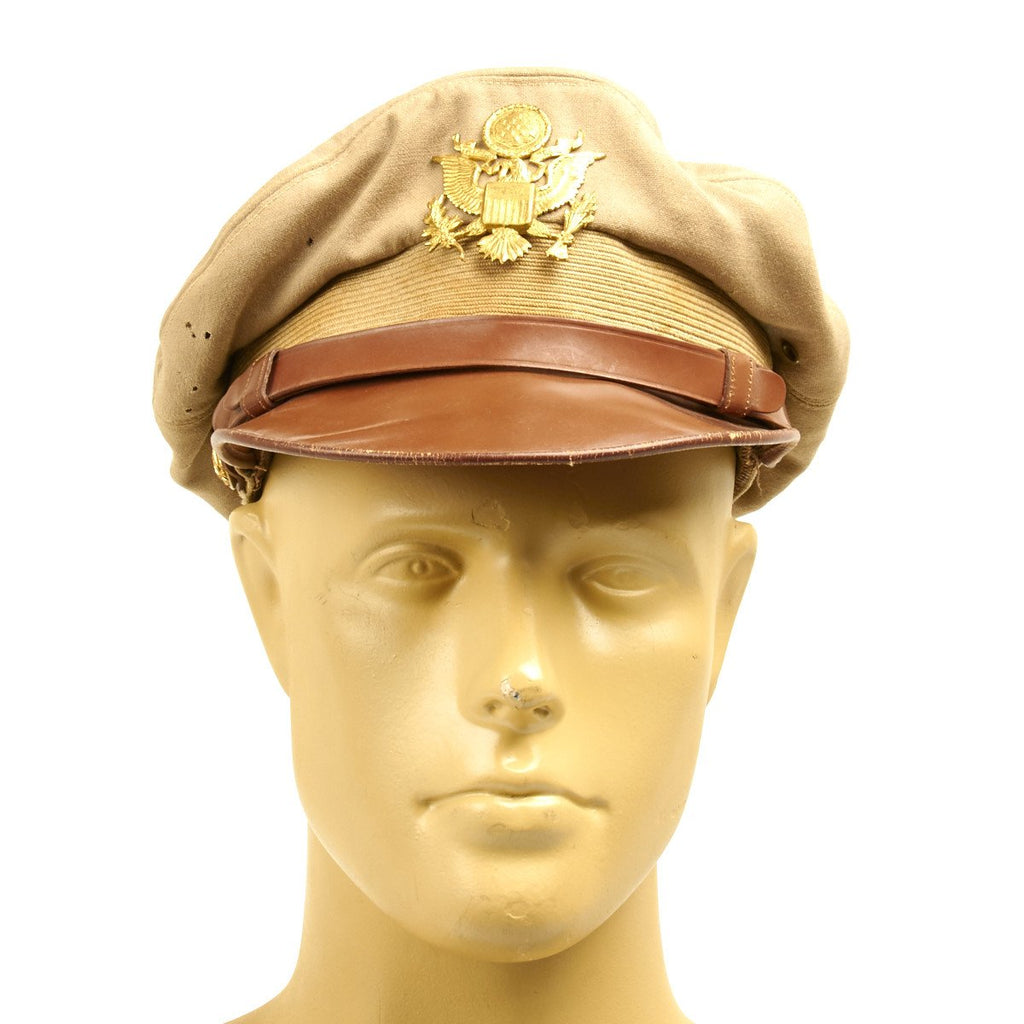 Original U.S. WWII USAAF Named Officer Crush Cap Original Items