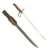Original Japanese WWII Early Type 30 Hooked Quillon Bayonet with Leather Frog - Arisaka Type 30, 38, 99 Rifles Original Items