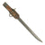 Original Japanese WWII Early Type 30 Hooked Quillon Bayonet with Leather Frog - Arisaka Type 30, 38, 99 Rifles Original Items