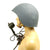 Original U.S. WWII Navy USN MK2 Talker Flak Helmet with Headset and Microphone Original Items