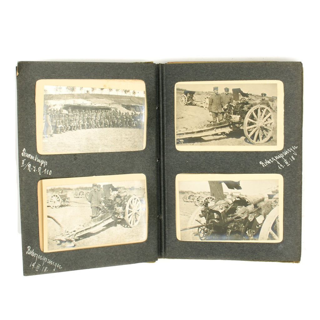 Original WWI Imperial German WWI Photo Album - Artillery Regiment Original Items