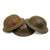 Original U.S. WWI M1917 Doughboy Divisional Helmet Collection - Set of 3 Original Items
