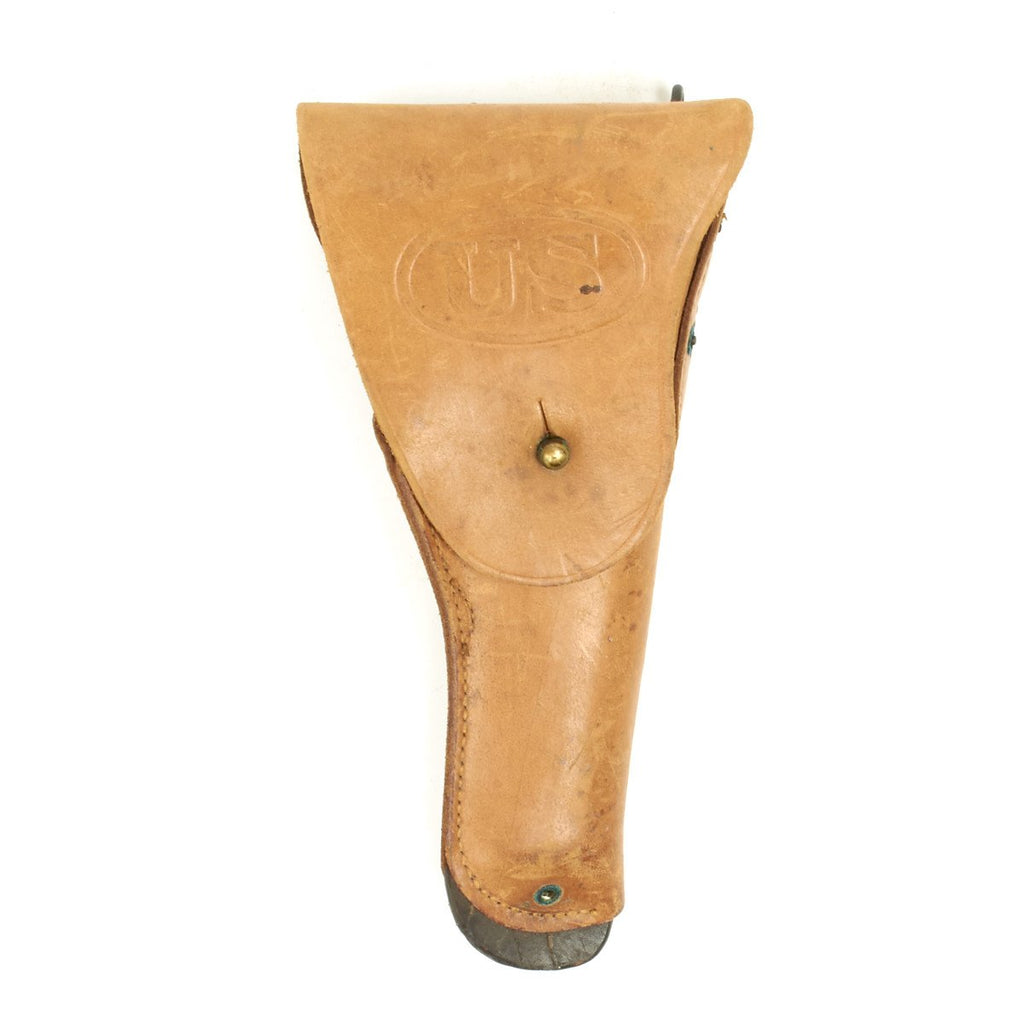 Original U.S. WWII M1916 .45 Colt 1911 Leather Holster by Enger-Kress Original Items