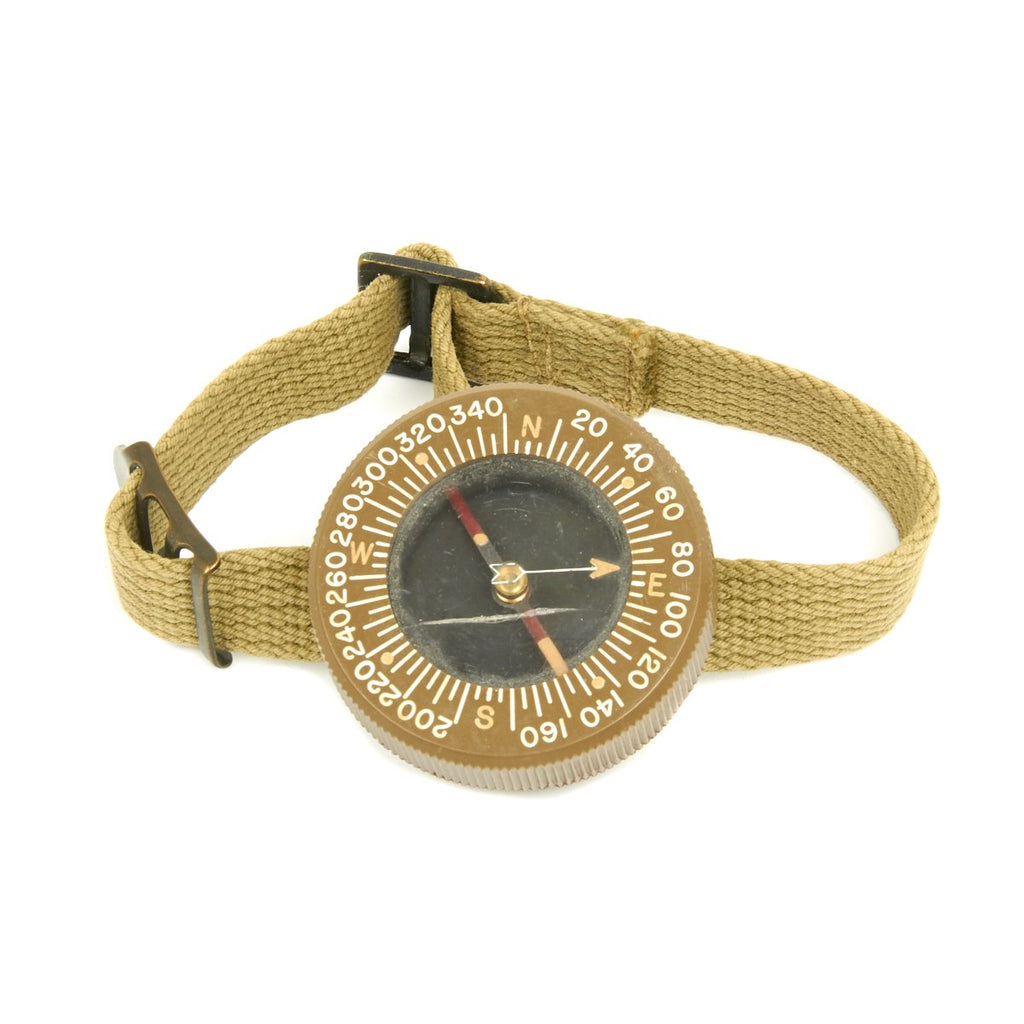Original U.S. WWII Paratrooper Wrist Compass by Superior Magneto Corp - Dated 1944 Original Items