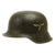 Original German WWII M42 Single Decal Luftwaffe Helmet - Shell Size 68 Original Items