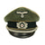 Original German WWII Army Heer Officer Visor Cap - Maker Marked Original Items