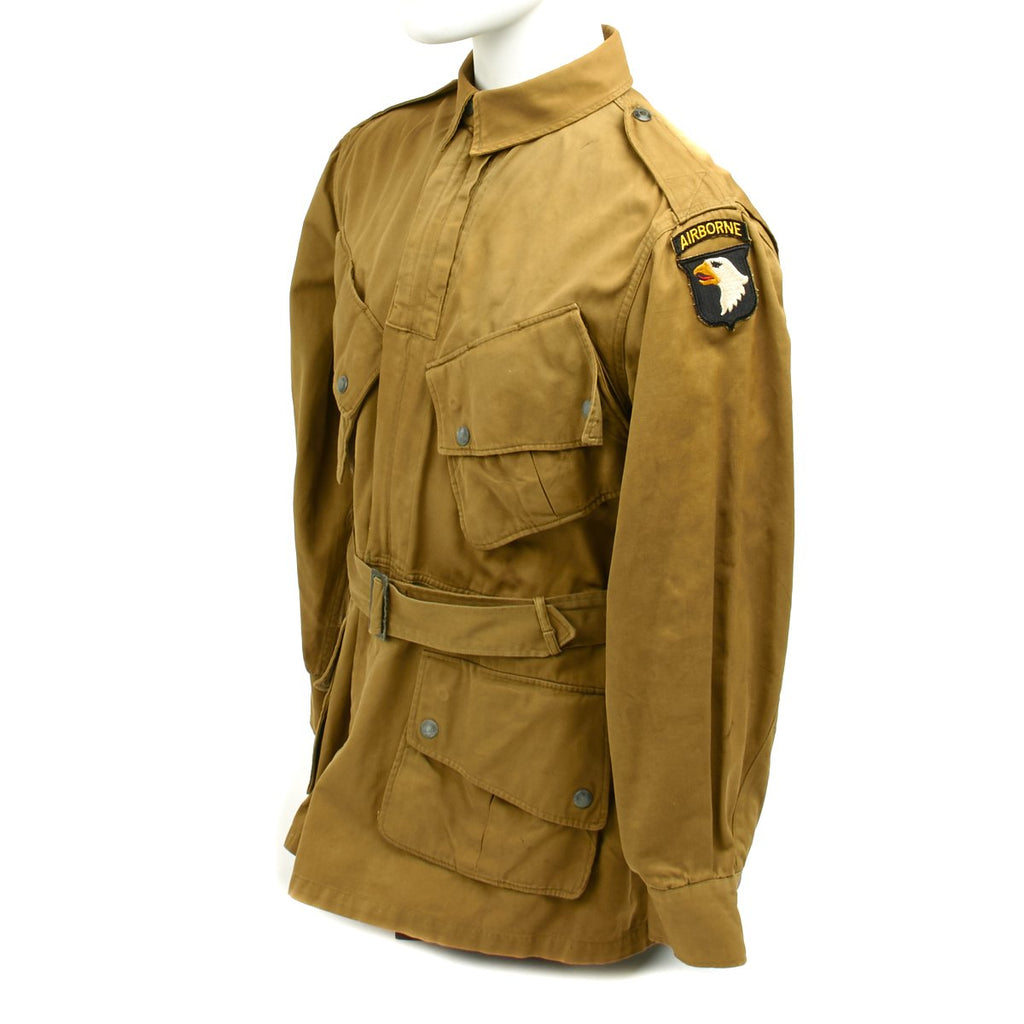 Original U.S. WWII 101st Airborne M1942 Paratrooper Jacket Original Items