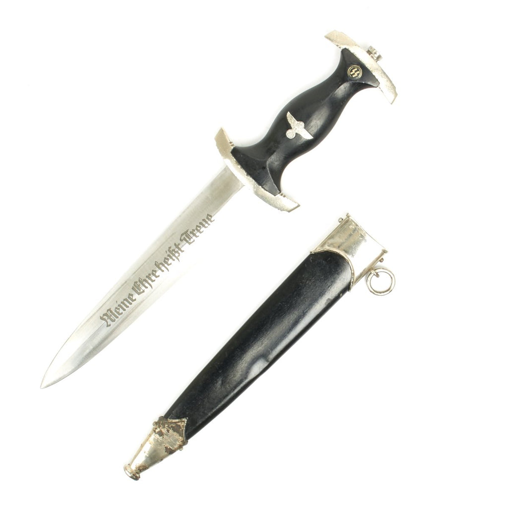 Original German WWII Model 1933 Transitional SS Dagger by Carl Eickhorn - RZM 941/38 SS Original Items