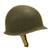 Original U.S. WWII Named M1 Schlueter Fixed Bale Helmet with Westinghouse Liner Original Items
