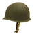 Original U.S. WWII Named M1 Schlueter Fixed Bale Helmet with Westinghouse Liner Original Items