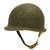 Original U.S. WWII Named M1 Schlueter Fixed Bale Helmet with Westinghouse Liner Original Items