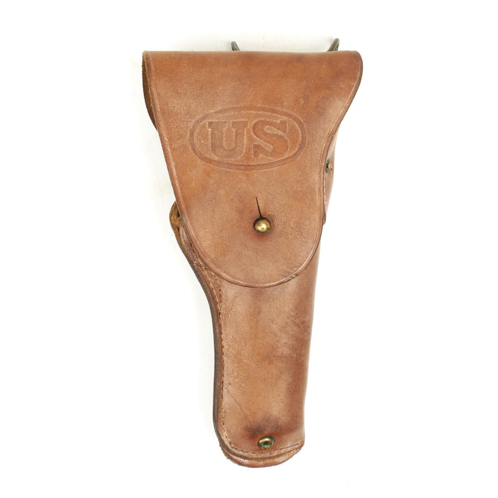 Original U.S. WWII M1916 .45 Boyt 1944 Dated Leather Holster - Excellent Condition Original Items