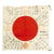 Original Japanese WWII Hand Painted Good Luck Flag with Temple Stamps - (30 x 28) Original Items