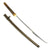 Original WWII Japanese Army Officer Katana Samurai Sword with Steel Scabbard- Handmade Signed Blade Original Items