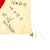 Original Japanese WWII Hand Painted Good Luck Flag with Temple Stamps (30 x 34) Original Items