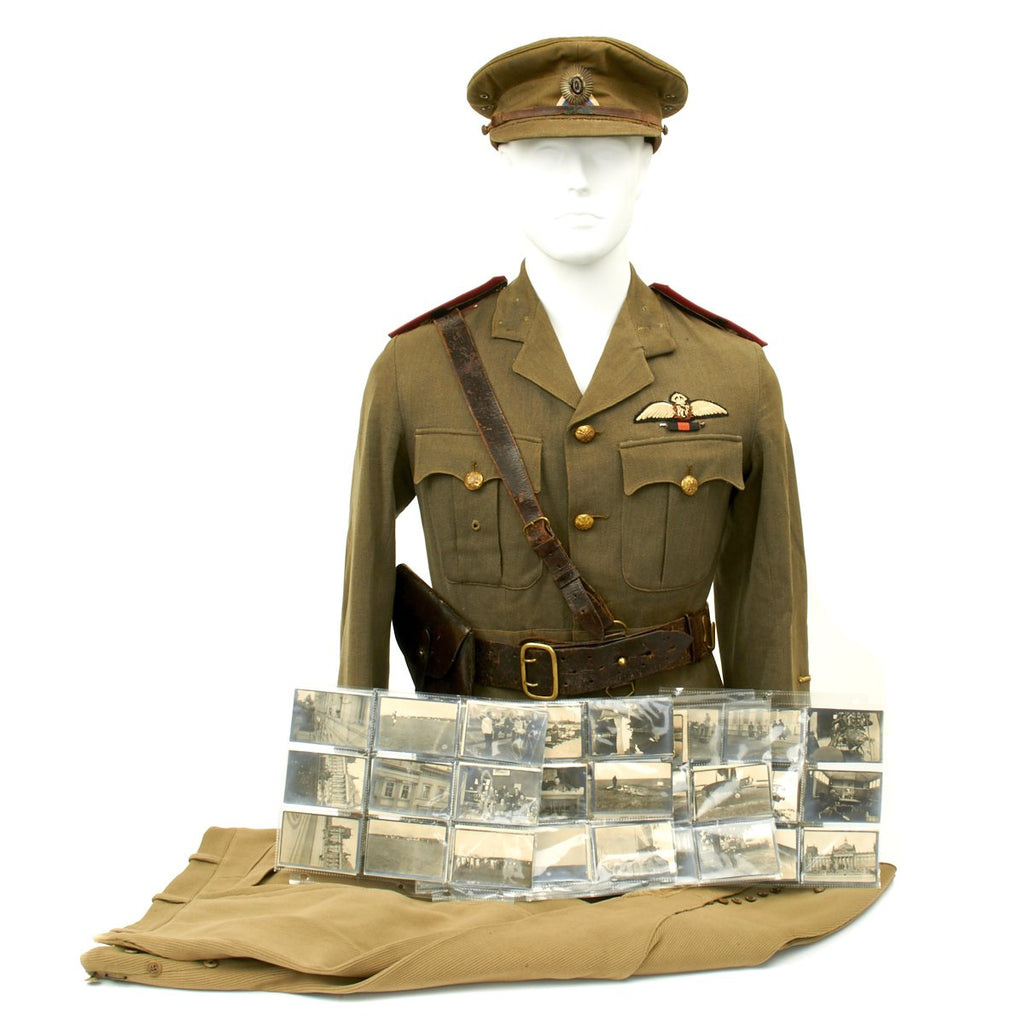 Original British WWI RAF White Movement Officer in Russian Civil War Grouping Original Items