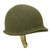 Original U.S. WWII 5th Infantry Division Named 1943 M1 McCord Fixed Bale Front Seam Helmet with Hawley Liner Original Items
