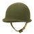 Original U.S. WWII 5th Infantry Division Named 1943 M1 McCord Fixed Bale Front Seam Helmet with Hawley Liner Original Items