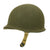 Original U.S. WWII 5th Infantry Division Named 1943 M1 McCord Fixed Bale Front Seam Helmet with Hawley Liner Original Items