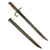 Original Japanese WWII Type 30 Bayonet with Arrow M by Matsushita Kinzoku - Arisaka Type 30, 38, 99 Rifles Original Items