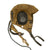 Original WWII German 1938 Luftwaffe LKP S101 Summer Pilot Flying Helmet with Throat Microphone and Earphones Original Items
