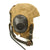 Original WWII German 1938 Luftwaffe LKP S101 Summer Pilot Flying Helmet with Throat Microphone and Earphones Original Items