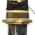 Original Japanese Tanto Short Sword with Kogatana Knife and Kogai in Sword Bag - Ancient Handmade Blade Original Items