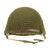 Original U.S. WWII M1 Schlueter Fixed Bale Helmet with CAPAC Liner and Net Original Items