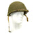Original U.S. WWII M1 Schlueter Fixed Bale Helmet with CAPAC Liner and Net Original Items