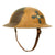 Original U.S. WWI AEF 4th Infantry Division 11th Machine Gun Battalion Trench Art Camouflage Helmet Original Items