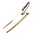 Original WWII Japanese Army Officer Late War Katana Samurai Sword in Steel Scabbard -  Handmade Double Signed Blade Original Items