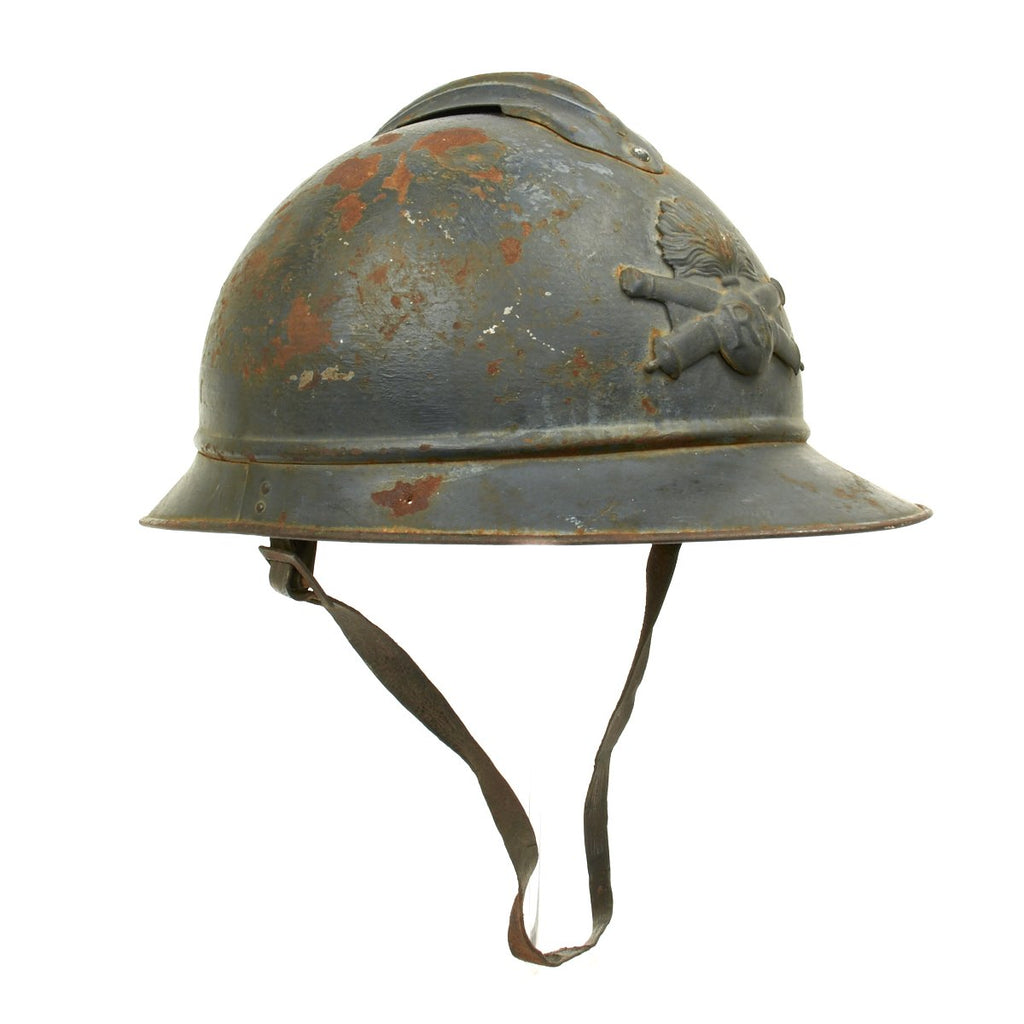 Original French M1915 Adrian Artillery Helmet Original Items