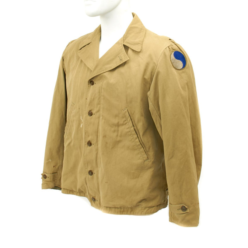 Original U.S. WWII 29th Infantry Division M-1941 Field Jacket Original Items