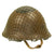 Original Japanese WWII Tetsubo Army Combat Helmet with Complete Liner and U.S. Helmet Net Original Items
