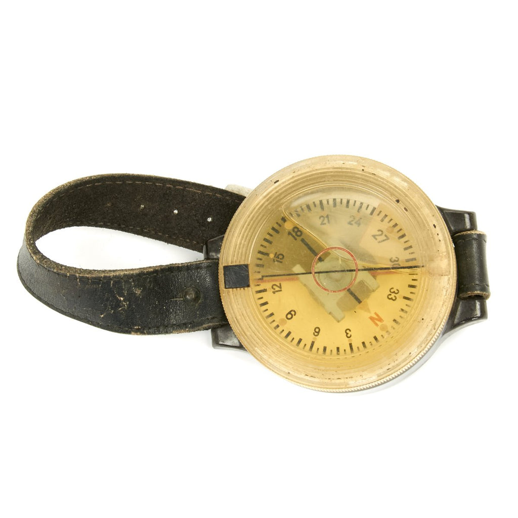 Original WWII German Luftwaffe Aviator AK 39 Wrist Compass by Kadlec Original Items