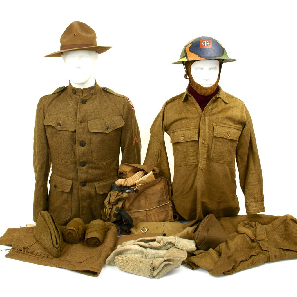 Original U.S. WWI 82nd Division 320th Field Artillery Regiment Named Grouping Original Items