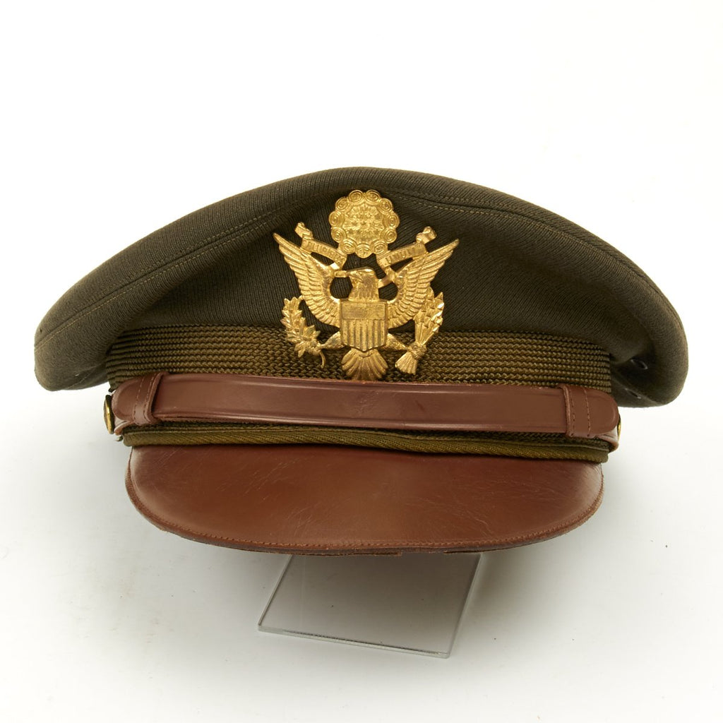 Original U.S. WWII USAAF Named Officer Crush Cap by Columbia Flight Original Items