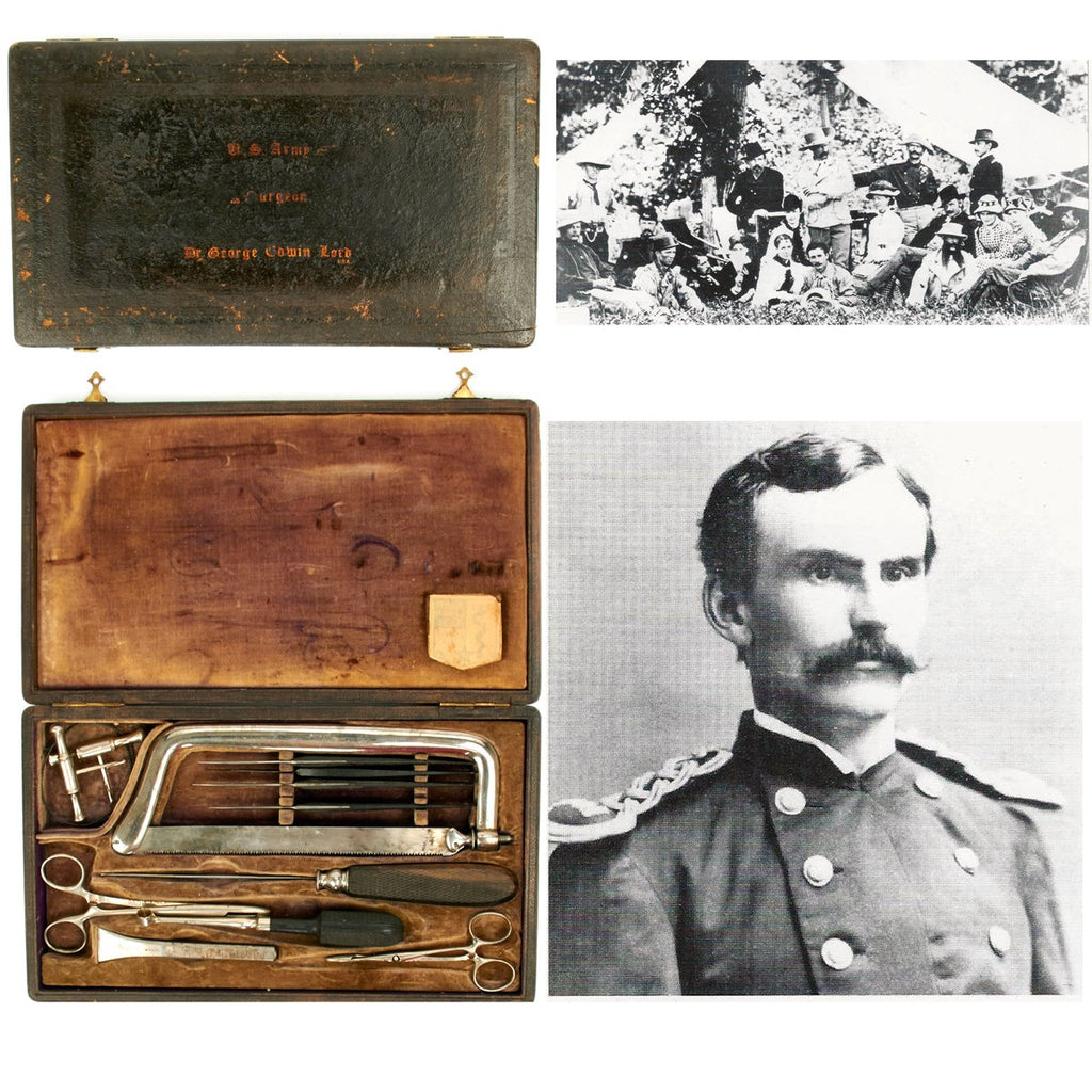 Original U.S. Battle of Little Big Horn Army Surgical Kit of Dr. George Edwin Lord - KIA Original Items