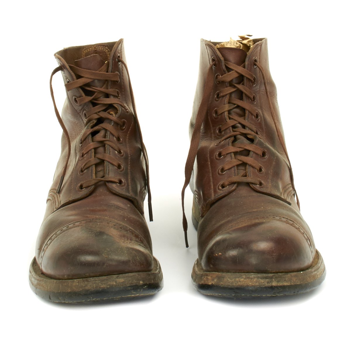 Original WWII Model 1939 American Service Shoe Low Boot Dated 1942 Size 11