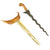 Original Dutch East Indies Kris Dagger with Brass Overlay Scabbard Circa 1880 Original Items