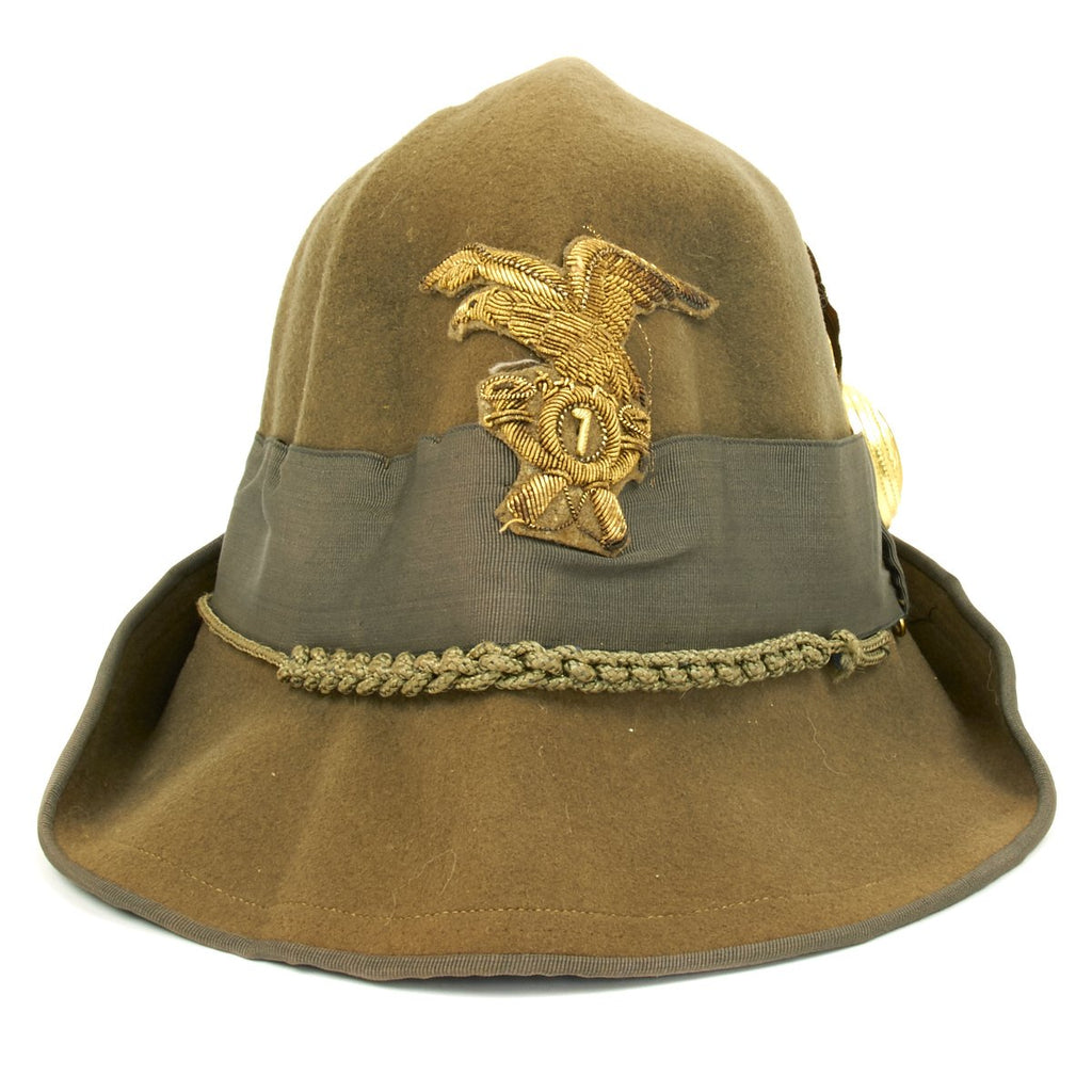Original WWII Royal Italian Army Alpine Division Colonels Alpini Cap Original Items