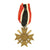 Original German WWII War Merit Cross 2nd Class with Crossed Swords Pin and Award Document Original Items