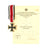 Original German WWII Wehrmacht 2nd Class Iron Cross with Award Document and Breast Eagle Original Items