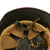 Original Russian WWII Police Helmet - Captured German Luftschutz Beaded M40 Helmet Q64 Original Items