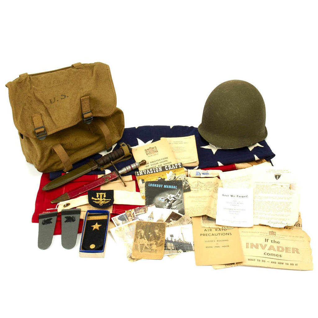 Original U.S. WWII Operation Overlord Assault Landing Craft Technician Named Grouping Original Items