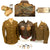 Original U.S. WWII B-24 Liberator 484th Bombardment Group Named Grouping with Painted A2 Jacket and Italian Made Patches Original Items