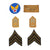 Original U.S. WWII B-24 Liberator 484th Bombardment Group Named Grouping with Painted A2 Jacket and Italian Made Patches Original Items